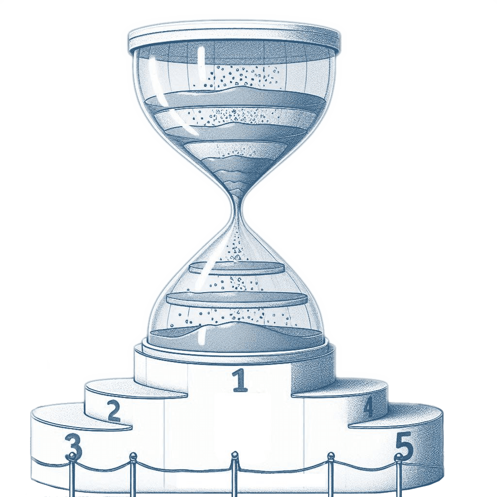 Reloj de arena representando el programa de alta dedicación